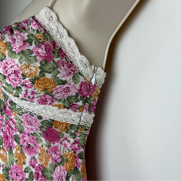 Princess Polly Emily Babydoll Floral Maxi Dress size 2 Fairy Y2K  Wedding Guest - Picture 6 of 16